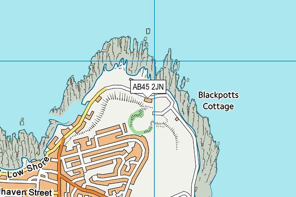 AB45 2JN map - OS VectorMap District (Ordnance Survey) AB45 2JN map - OS VectorMap District (Ordnance Survey)