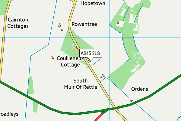 AB45 2LS map - OS VectorMap District (Ordnance Survey) AB45 2LS map - OS VectorMap District (Ordnance Survey)