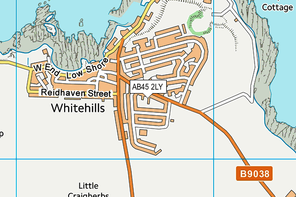 AB45 2LY map - OS VectorMap District (Ordnance Survey) AB45 2LY map - OS VectorMap District (Ordnance Survey)