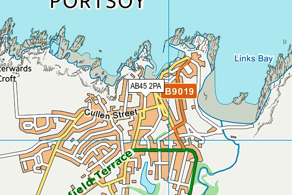 AB45 2PA map - OS VectorMap District (Ordnance Survey) AB45 2PA map - OS VectorMap District (Ordnance Survey)