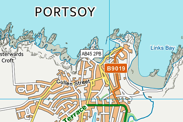 AB45 2PB map - OS VectorMap District (Ordnance Survey) AB45 2PB map - OS VectorMap District (Ordnance Survey)
