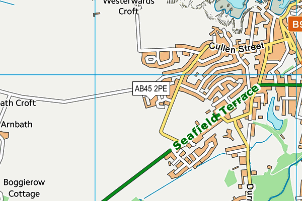 AB45 2PE map - OS VectorMap District (Ordnance Survey) AB45 2PE map - OS VectorMap District (Ordnance Survey)