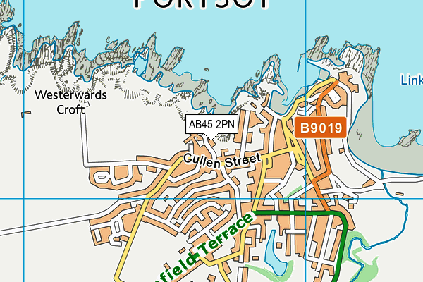 AB45 2PN map - OS VectorMap District (Ordnance Survey) AB45 2PN map - OS VectorMap District (Ordnance Survey)