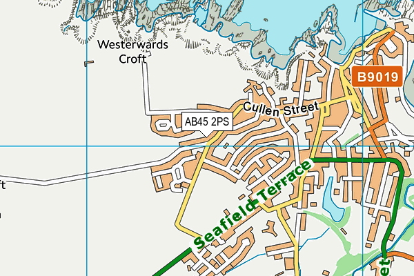 AB45 2PS map - OS VectorMap District (Ordnance Survey) AB45 2PS map - OS VectorMap District (Ordnance Survey)