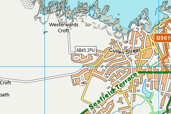 AB45 2PU map - OS VectorMap District (Ordnance Survey) AB45 2PU map - OS VectorMap District (Ordnance Survey)