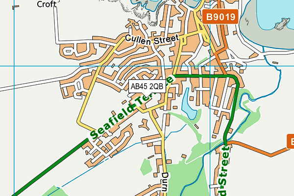 AB45 2QB map - OS VectorMap District (Ordnance Survey) AB45 2QB map - OS VectorMap District (Ordnance Survey)