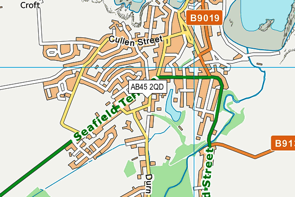 AB45 2QD map - OS VectorMap District (Ordnance Survey) AB45 2QD map - OS VectorMap District (Ordnance Survey)