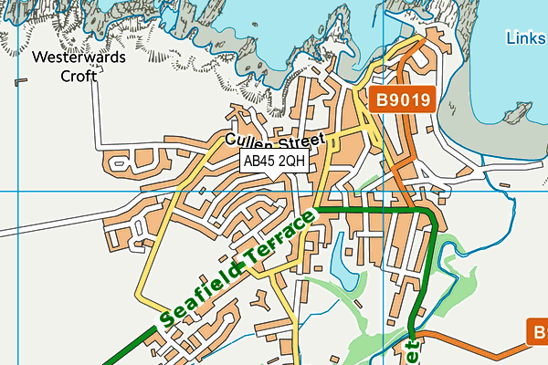 AB45 2QH map - OS VectorMap District (Ordnance Survey) AB45 2QH map - OS VectorMap District (Ordnance Survey)
