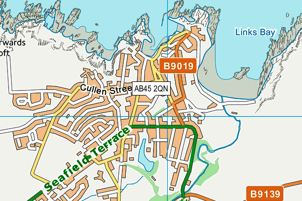 AB45 2QN map - OS VectorMap District (Ordnance Survey) AB45 2QN map - OS VectorMap District (Ordnance Survey)