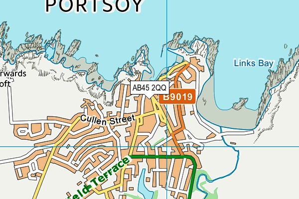 AB45 2QQ map - OS VectorMap District (Ordnance Survey) AB45 2QQ map - OS VectorMap District (Ordnance Survey)