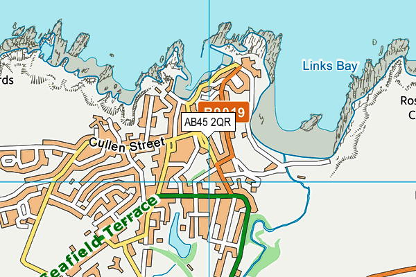 AB45 2QR map - OS VectorMap District (Ordnance Survey) AB45 2QR map - OS VectorMap District (Ordnance Survey)