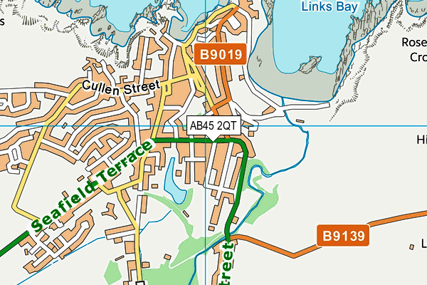 AB45 2QT map - OS VectorMap District (Ordnance Survey) AB45 2QT map - OS VectorMap District (Ordnance Survey)