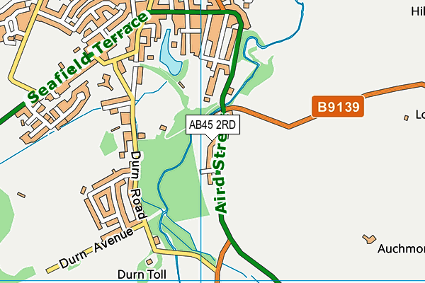 AB45 2RD map - OS VectorMap District (Ordnance Survey) AB45 2RD map - OS VectorMap District (Ordnance Survey)