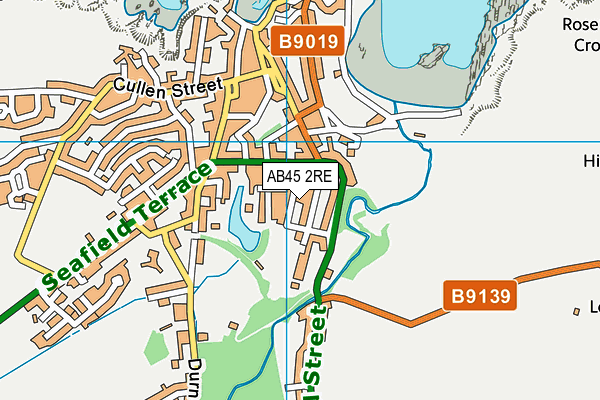 AB45 2RE map - OS VectorMap District (Ordnance Survey) AB45 2RE map - OS VectorMap District (Ordnance Survey)