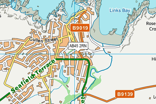 AB45 2RN map - OS VectorMap District (Ordnance Survey) AB45 2RN map - OS VectorMap District (Ordnance Survey)