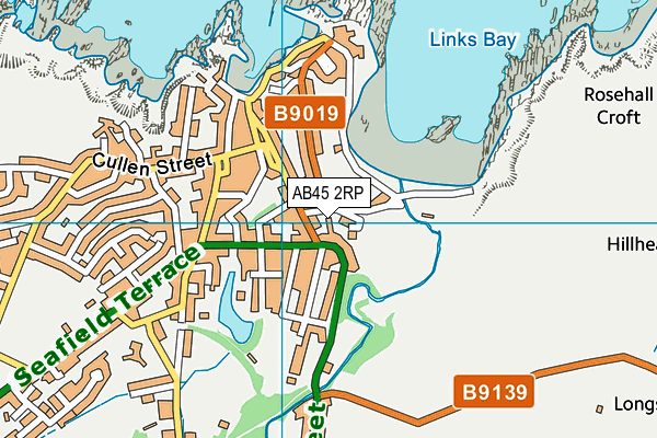 AB45 2RP map - OS VectorMap District (Ordnance Survey) AB45 2RP map - OS VectorMap District (Ordnance Survey)