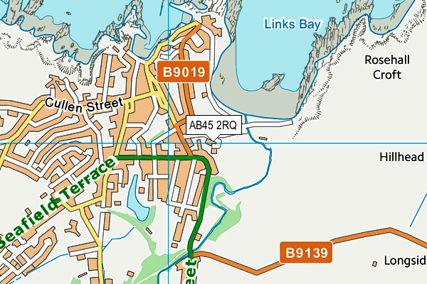 AB45 2RQ map - OS VectorMap District (Ordnance Survey) AB45 2RQ map - OS VectorMap District (Ordnance Survey)