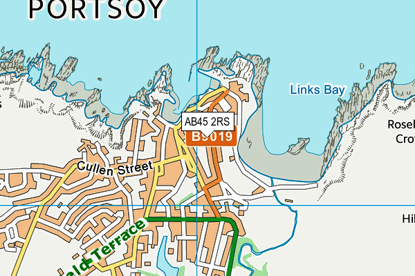 AB45 2RS map - OS VectorMap District (Ordnance Survey) AB45 2RS map - OS VectorMap District (Ordnance Survey)