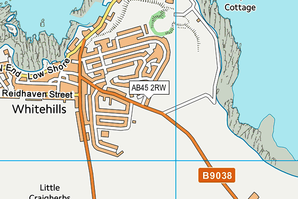 AB45 2RW map - OS VectorMap District (Ordnance Survey) AB45 2RW map - OS VectorMap District (Ordnance Survey)