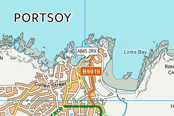 AB45 2RX map - OS VectorMap District (Ordnance Survey) AB45 2RX map - OS VectorMap District (Ordnance Survey)