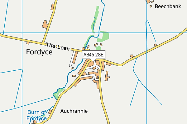 AB45 2SE map - OS VectorMap District (Ordnance Survey) AB45 2SE map - OS VectorMap District (Ordnance Survey)