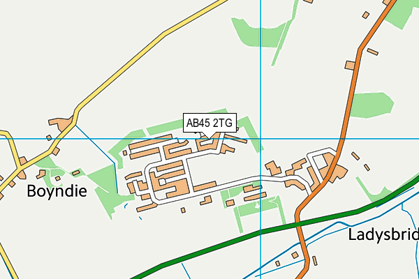 AB45 2TG map - OS VectorMap District (Ordnance Survey) AB45 2TG map - OS VectorMap District (Ordnance Survey)