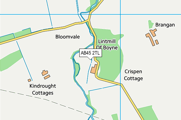 AB45 2TL map - OS VectorMap District (Ordnance Survey) AB45 2TL map - OS VectorMap District (Ordnance Survey)