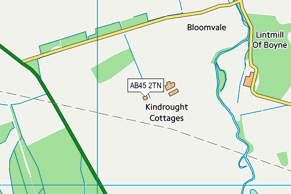 AB45 2TN map - OS VectorMap District (Ordnance Survey) AB45 2TN map - OS VectorMap District (Ordnance Survey)