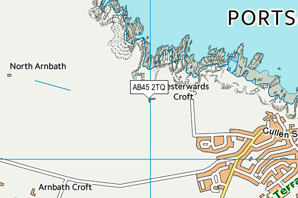 AB45 2TQ map - OS VectorMap District (Ordnance Survey) AB45 2TQ map - OS VectorMap District (Ordnance Survey)