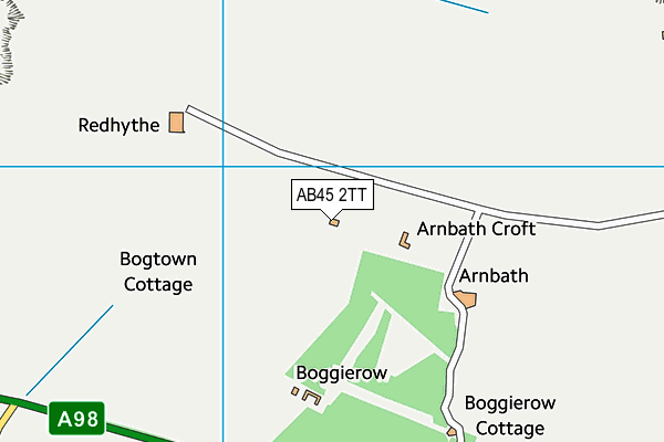 AB45 2TT map - OS VectorMap District (Ordnance Survey) AB45 2TT map - OS VectorMap District (Ordnance Survey)