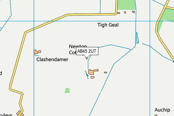 AB45 2UT map - OS VectorMap District (Ordnance Survey) AB45 2UT map - OS VectorMap District (Ordnance Survey)