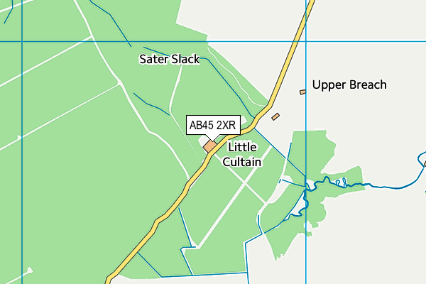 AB45 2XR map - OS VectorMap District (Ordnance Survey) AB45 2XR map - OS VectorMap District (Ordnance Survey)