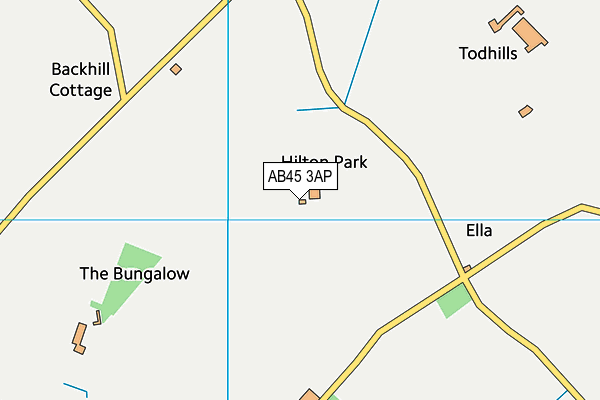 AB45 3AP map - OS VectorMap District (Ordnance Survey) AB45 3AP map - OS VectorMap District (Ordnance Survey)