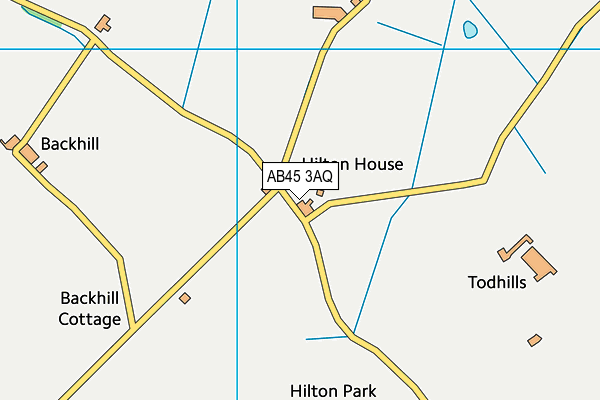 AB45 3AQ map - OS VectorMap District (Ordnance Survey) AB45 3AQ map - OS VectorMap District (Ordnance Survey)