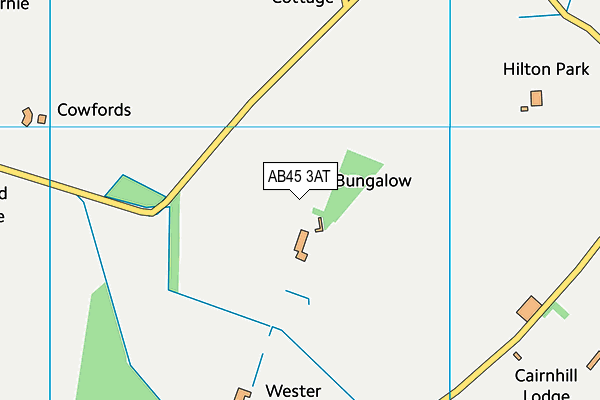 AB45 3AT map - OS VectorMap District (Ordnance Survey) AB45 3AT map - OS VectorMap District (Ordnance Survey)