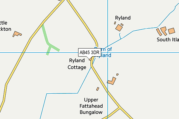 AB45 3DR map - OS VectorMap District (Ordnance Survey) AB45 3DR map - OS VectorMap District (Ordnance Survey)