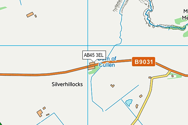 AB45 3EL map - OS VectorMap District (Ordnance Survey) AB45 3EL map - OS VectorMap District (Ordnance Survey)