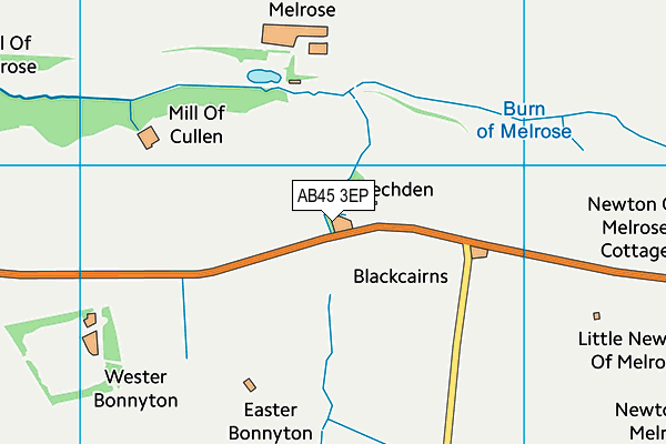 AB45 3EP map - OS VectorMap District (Ordnance Survey) AB45 3EP map - OS VectorMap District (Ordnance Survey)