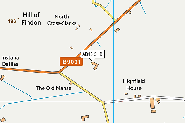AB45 3HB map - OS VectorMap District (Ordnance Survey) AB45 3HB map - OS VectorMap District (Ordnance Survey)