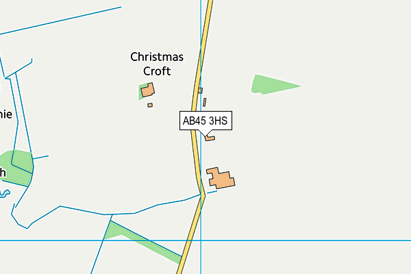 AB45 3HS map - OS VectorMap District (Ordnance Survey) AB45 3HS map - OS VectorMap District (Ordnance Survey)