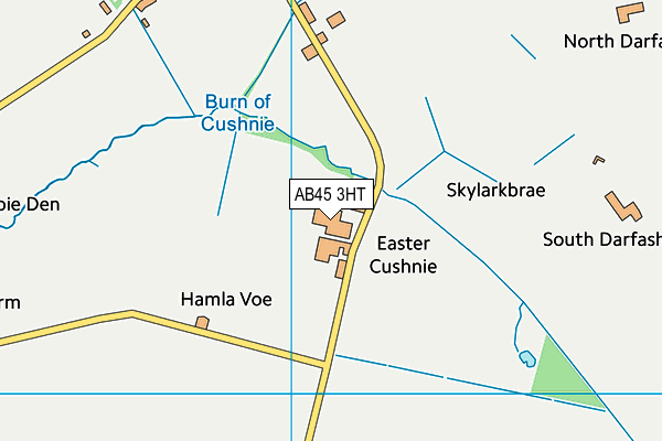 AB45 3HT map - OS VectorMap District (Ordnance Survey) AB45 3HT map - OS VectorMap District (Ordnance Survey)