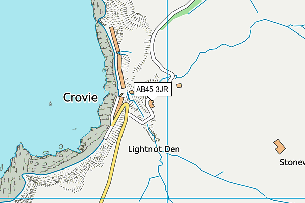 AB45 3JR map - OS VectorMap District (Ordnance Survey) AB45 3JR map - OS VectorMap District (Ordnance Survey)