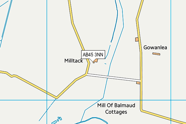 AB45 3NN map - OS VectorMap District (Ordnance Survey) AB45 3NN map - OS VectorMap District (Ordnance Survey)