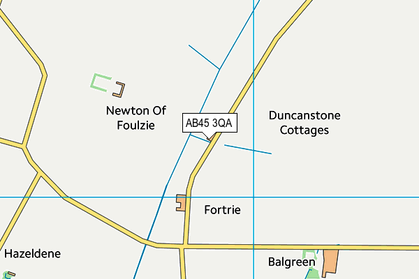 AB45 3QA map - OS VectorMap District (Ordnance Survey) AB45 3QA map - OS VectorMap District (Ordnance Survey)