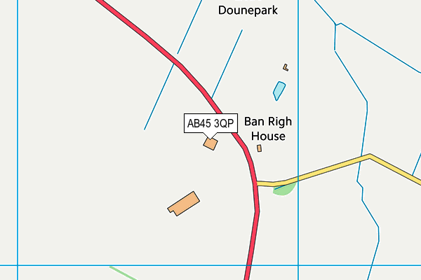 AB45 3QP map - OS VectorMap District (Ordnance Survey) AB45 3QP map - OS VectorMap District (Ordnance Survey)