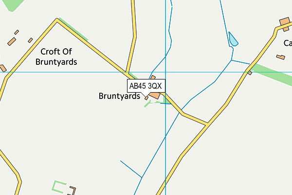 AB45 3QX map - OS VectorMap District (Ordnance Survey) AB45 3QX map - OS VectorMap District (Ordnance Survey)