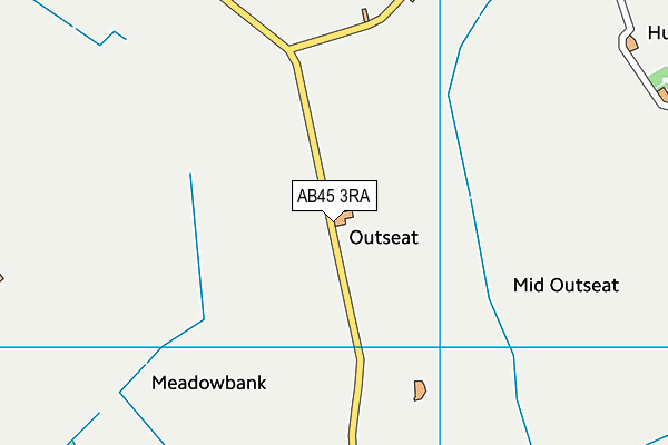 AB45 3RA map - OS VectorMap District (Ordnance Survey) AB45 3RA map - OS VectorMap District (Ordnance Survey)