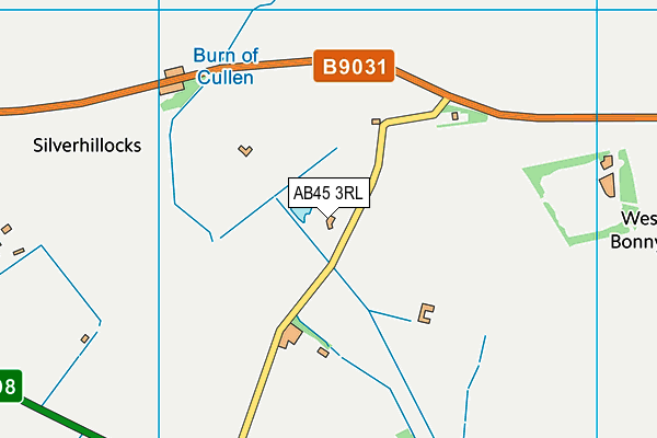 AB45 3RL map - OS VectorMap District (Ordnance Survey) AB45 3RL map - OS VectorMap District (Ordnance Survey)