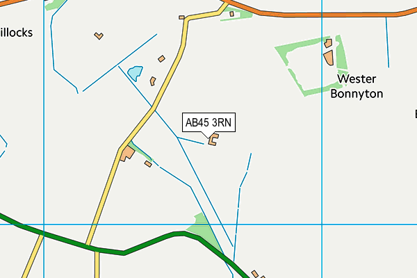 AB45 3RN map - OS VectorMap District (Ordnance Survey) AB45 3RN map - OS VectorMap District (Ordnance Survey)