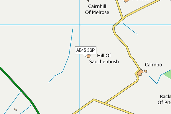 AB45 3SP map - OS VectorMap District (Ordnance Survey) AB45 3SP map - OS VectorMap District (Ordnance Survey)